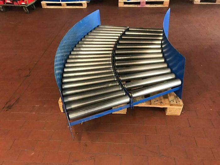 Gebraucht BUDDE Rollenbahnkurve 90° mit 15cm Neigung