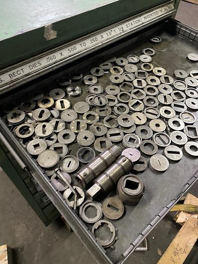 Used Wilson Tool Assortment of Punches, Punch & Guide Assemblies, Guides, Springs & Dies