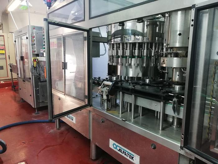 Used 2003 ALFATEK Filling monoblock