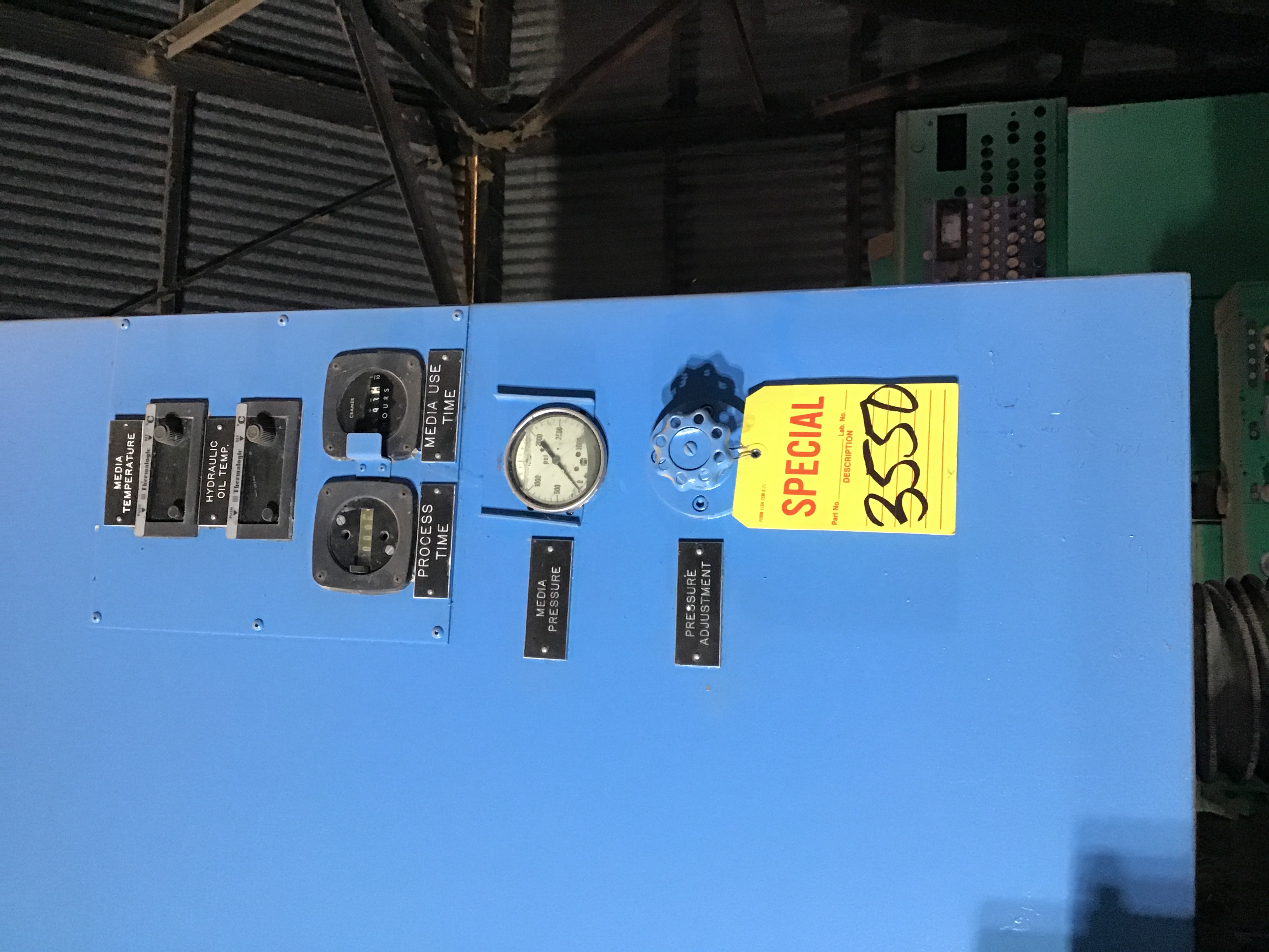 Used Dynetics Dynaflow Model HL90CF Abrasive Flow Honing Machine