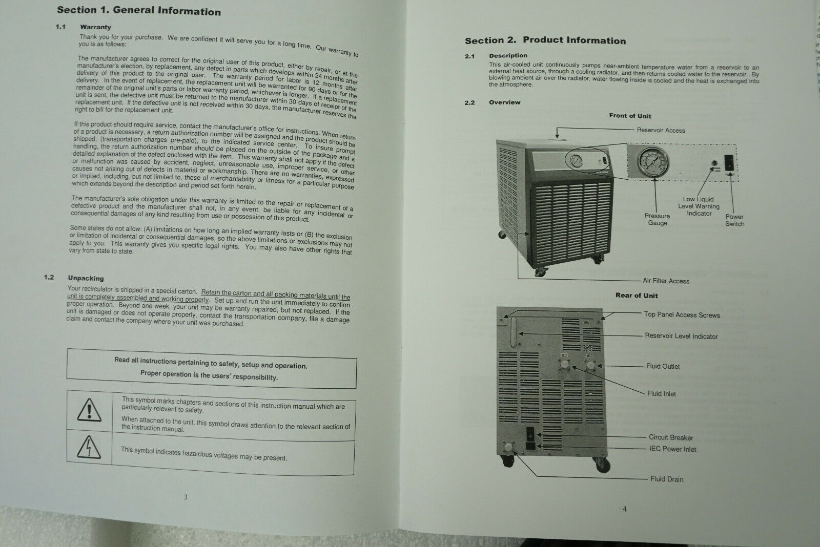 PolyScience Heat Exchanger Air Cooled Recirculator Cooler for Elan ICP