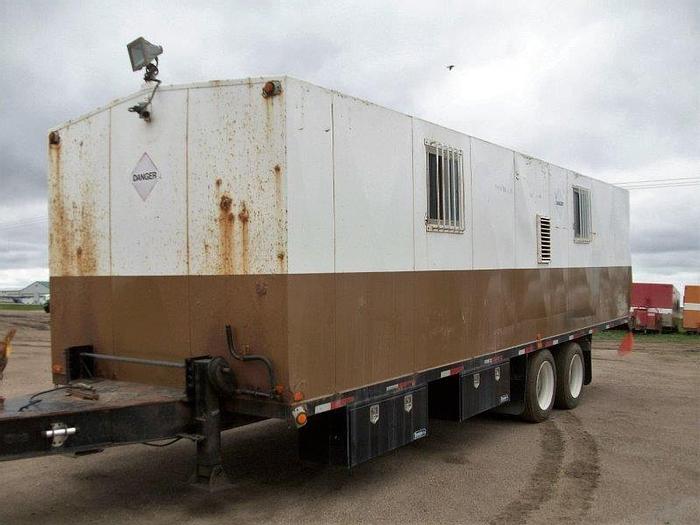 Used HOMEMADE DOG HOUSE/OFFICE TRAILER