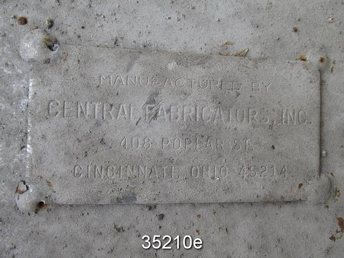 Used (2) 750 Gallon Stainless Steel Vertical Tanks, 60" Diameter x 60" Straight Side #35210