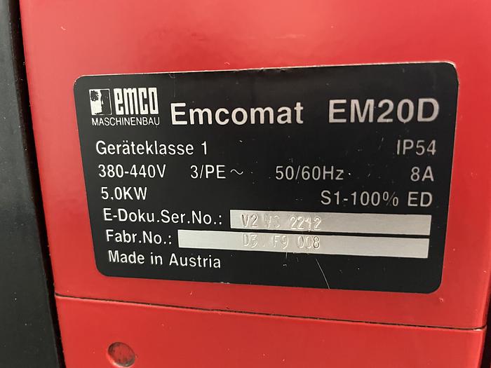 Gebruikt Emco draaibank 20D