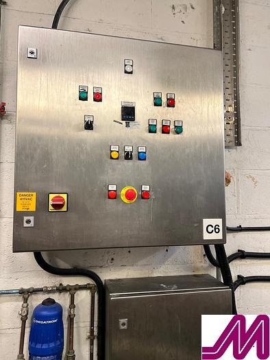 Used Giusti 1,200 Litre Jacketed Pan with Bottom Mounted High Shear Mixer and Contra Rotating Agitator