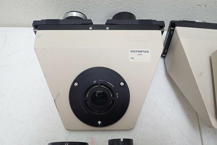 Used Lot of 4 Olympus Japan Binocular Optics Head Microscope Parts for BH2