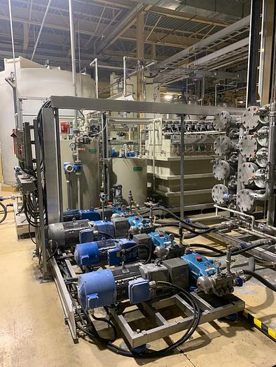 Used USED OSMO MEMBRANE SYSTEMS GMBH, COMPLETE REVERSE OSMOSIS SYSTEM