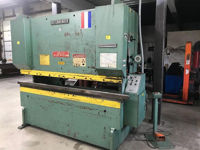 Used Betenbender Mechanical Press Brake 8′ 120 Ton
