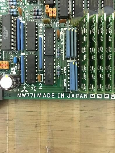 Used Mitsubishi, MW771C, PC Board, S/N-  BN634A234G51