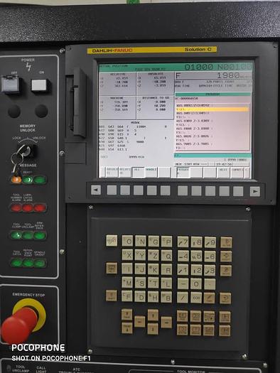 Used 2015 DAHLIH MCV 1200 CNC MILLING MACHINE CENTER