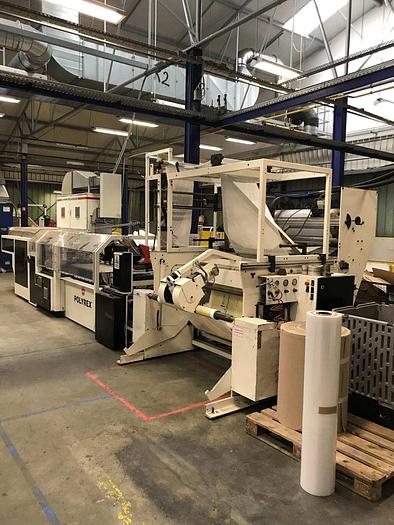 Used W&H POLYREX SF 3708 - Welding film bag machine (LOOP HANDLES - STT – Punch)