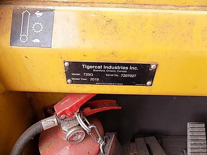 Used 2019 Tigercat 720G Wheeled Feller Buncher