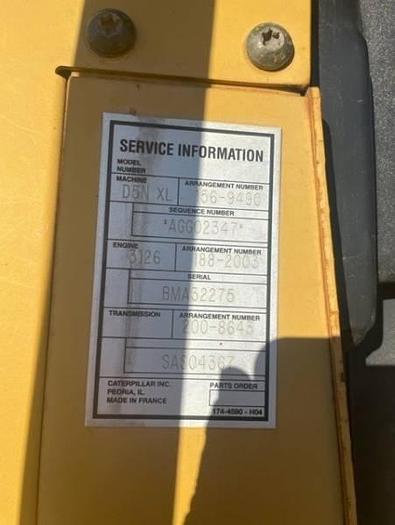 Used 2007 CATERPILLAR D5NXL