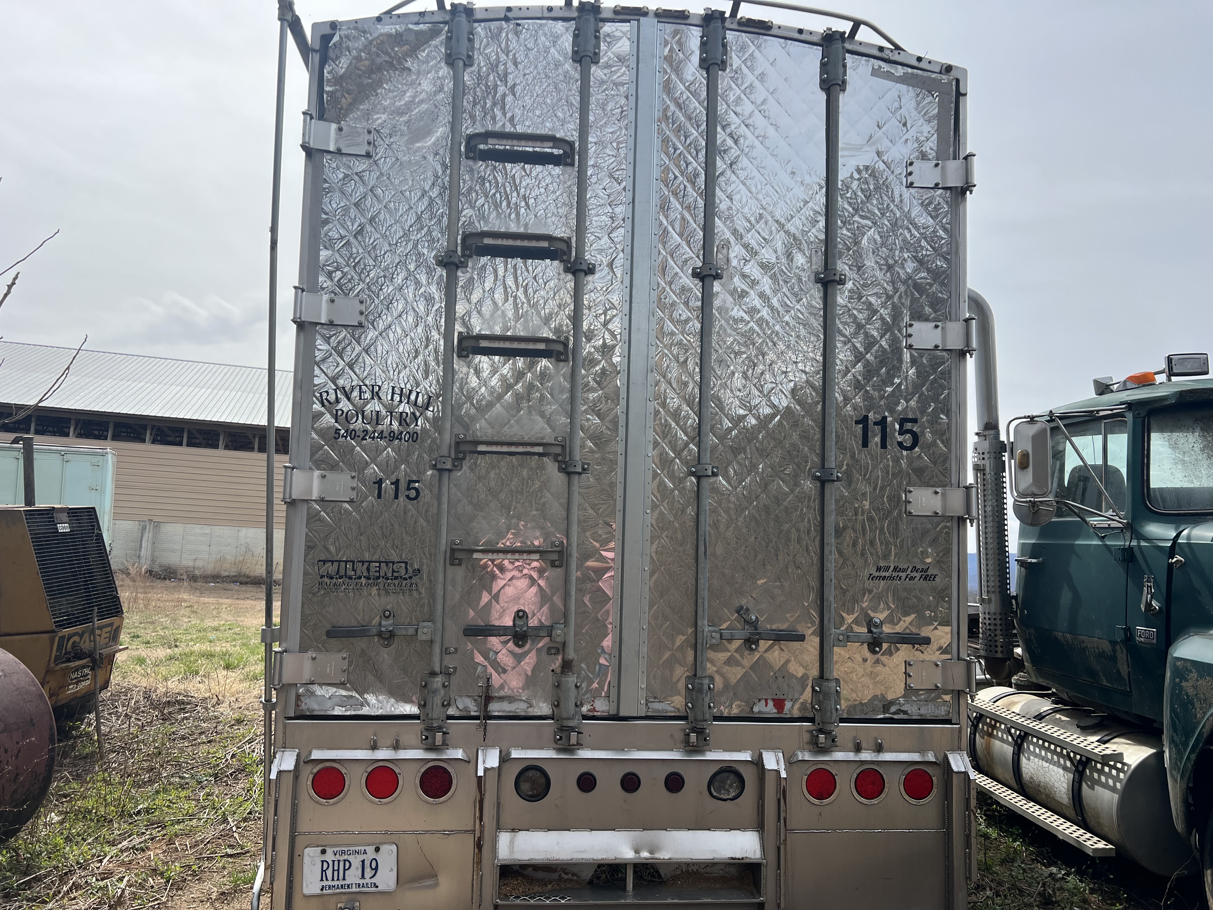 2004 Wilkins Walking / live floor trailer