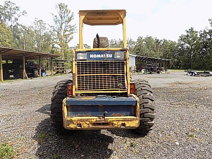 Used Komatsu WA 180 Wheel Loader W/Attachments