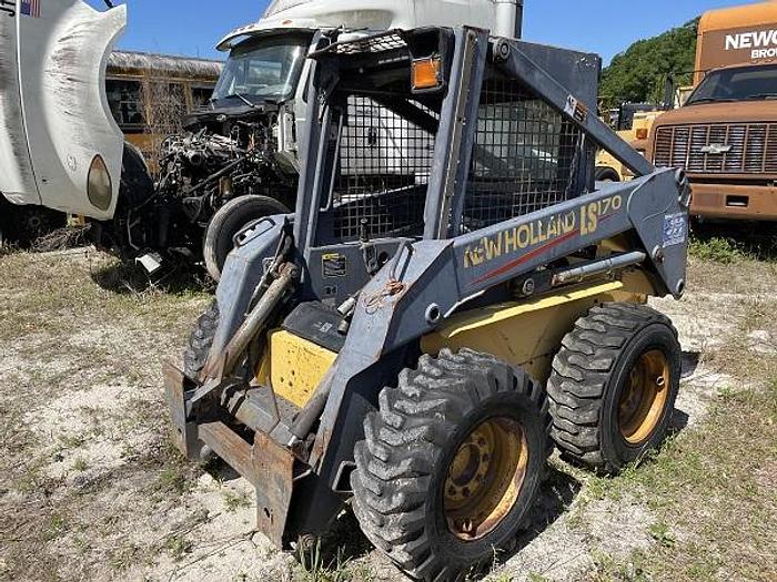 Used 2003 New Holland LS170 Skid Steer (Aux Hydros) for Sale in Florida