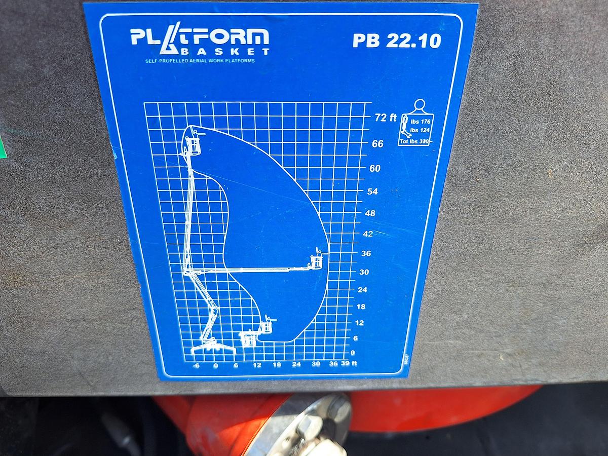 Used 2016 Platform Basket PB 22.10