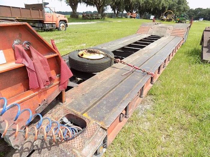 Used 1984 Wtizco 35 Ton Lowboy, Pony Motor