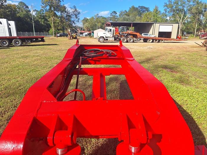 Used 60 Ton Landoll 325 Tri Axle Lowboy Trailer with 4th Flip Axle, Hyd Detach NGB