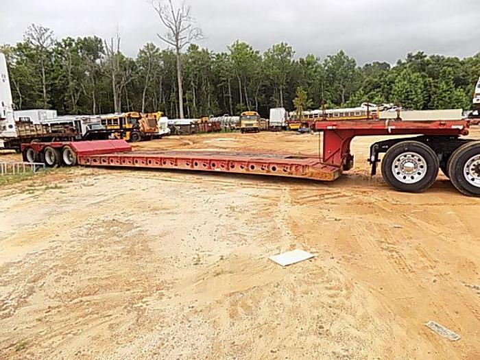 Used 35 Ton Detach Stretch Lowboy, Tandem w/flip axle