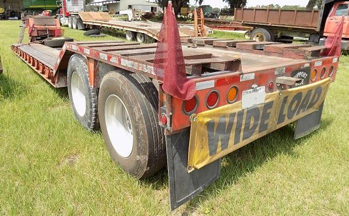 Used 1984 Wtizco 35 Ton Lowboy, Pony Motor