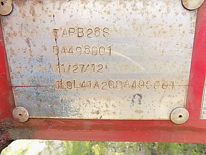 Used 2012 Cable Pull Roll Off Trailer (Tandem Axle)