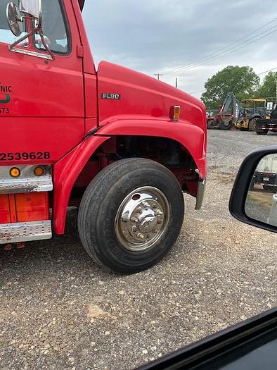 Used 2002 Freightliner FL-80 Blower Truck with EB40 blower.