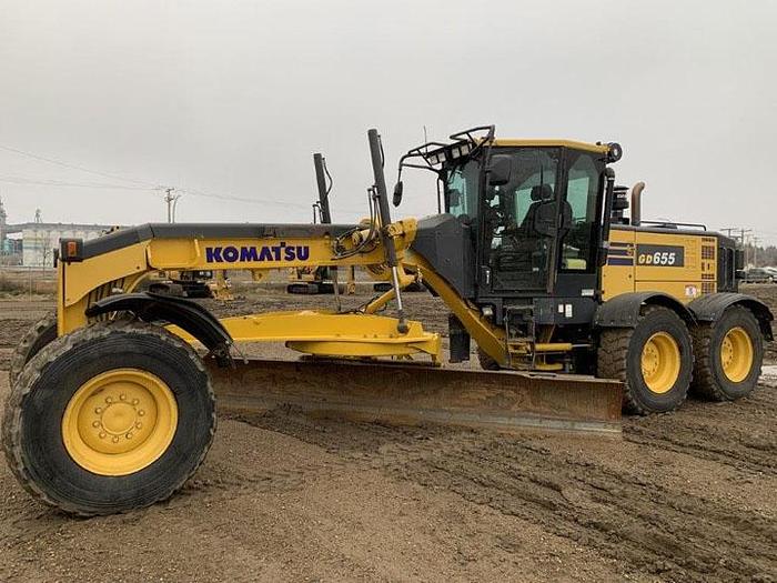 Used 2018 Komatsu GD655-6 Motor Grader