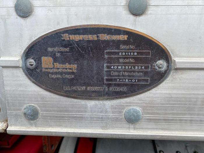 Used 2002 Freightliner FL-80 Blower Truck with EB40 blower.