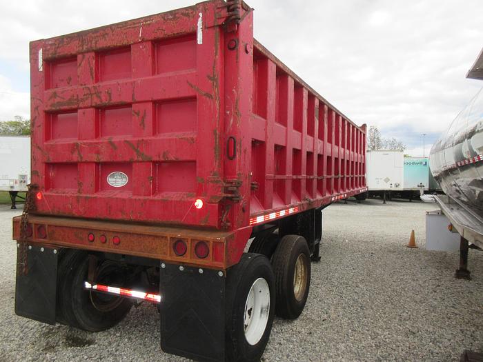 Used R&S 28ft steel dump trailer