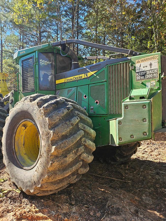 Used 2016 John Deere 843L Fellerbuc