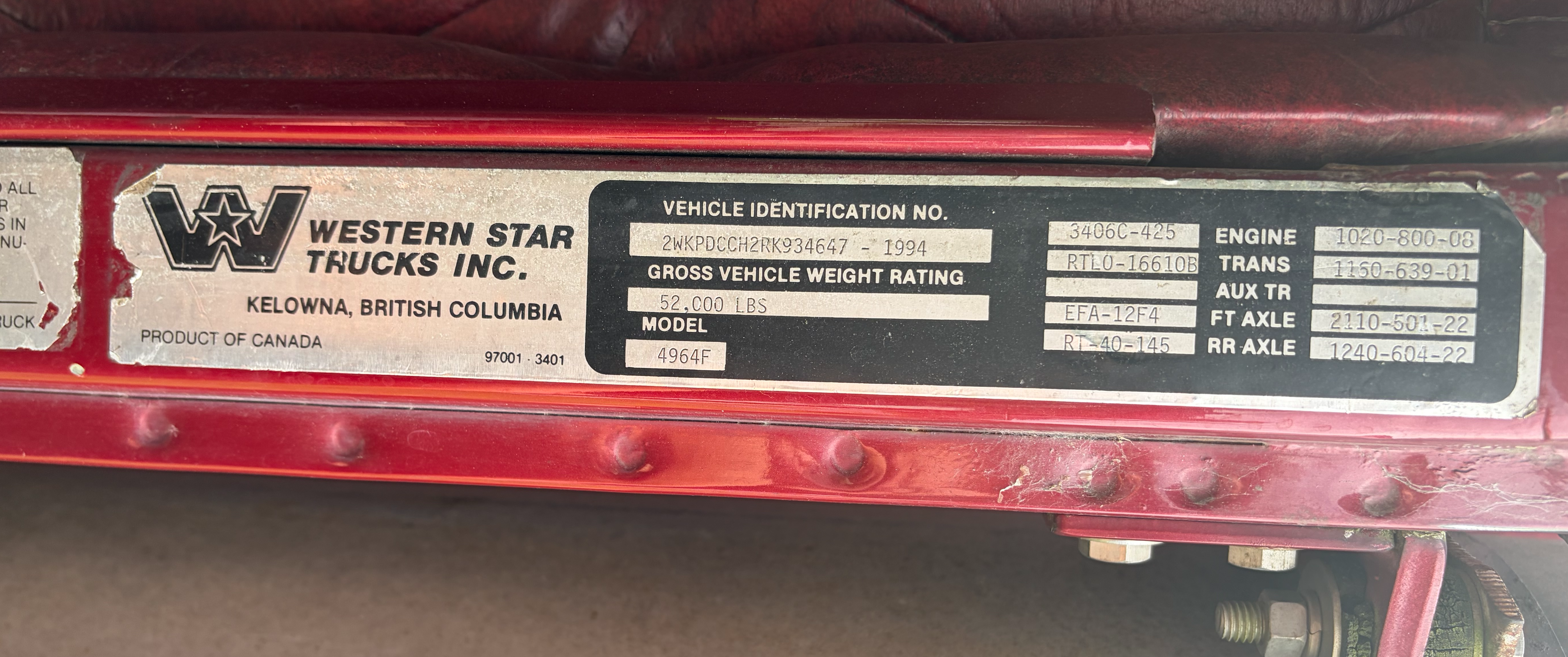 Used 1994 Western Star 4964F