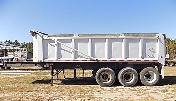 Used 2005 Warren Tri Axle End Dump Trailer ***Florida Spec*** 30' Frame 24' Tub