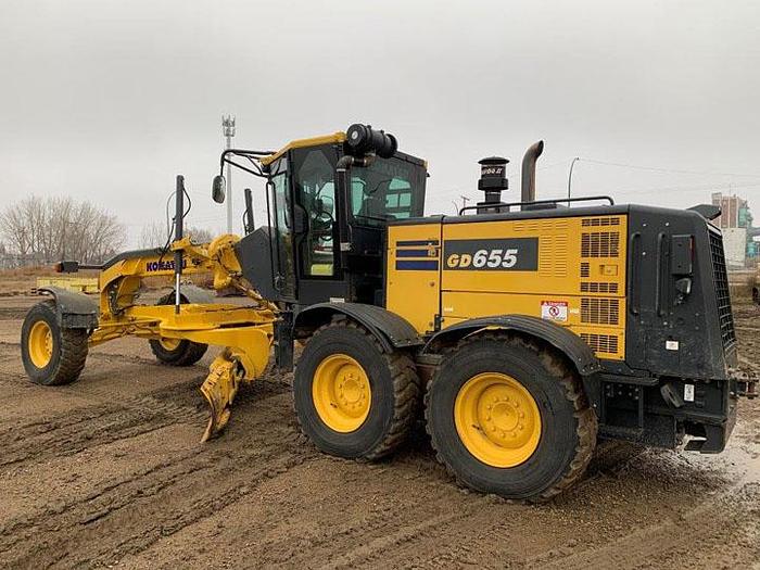 Used 2018 Komatsu GD655-6 Motor Grader