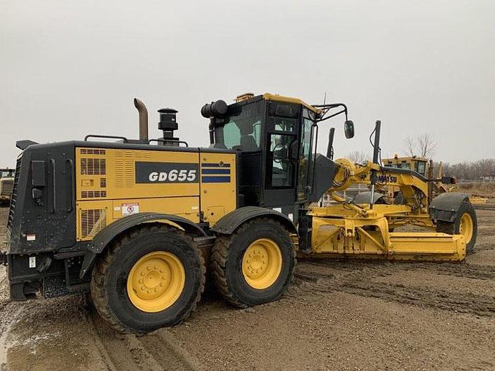 Used 2018 Komatsu GD655-6 Motor Grader
