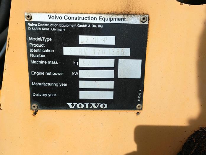 Used 2000 Volvo D20L PART Machine