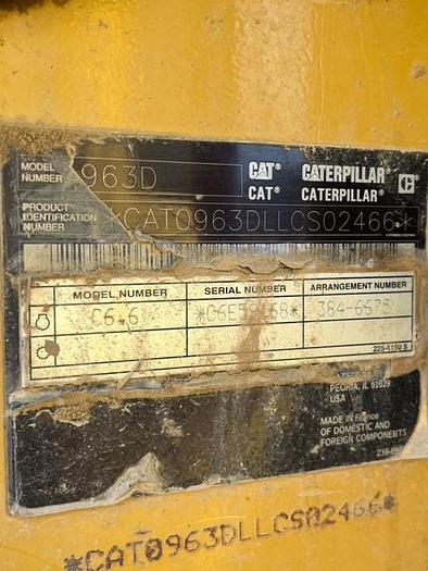 Used 2015 CATERPILLAR 963D