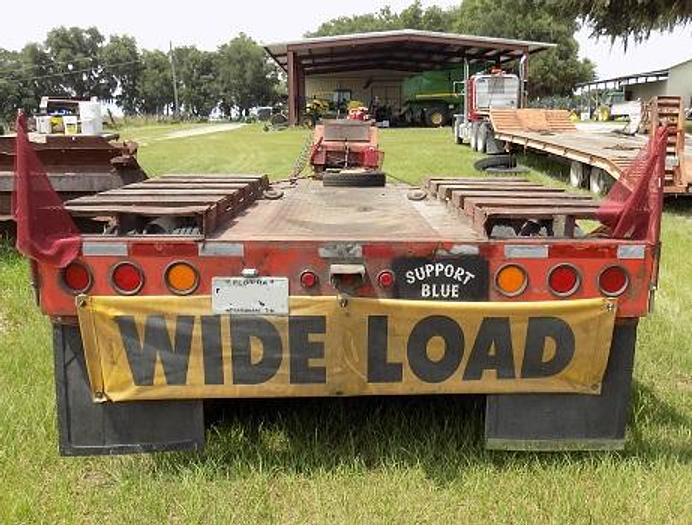Used 1984 Wtizco 35 Ton Lowboy, Pony Motor