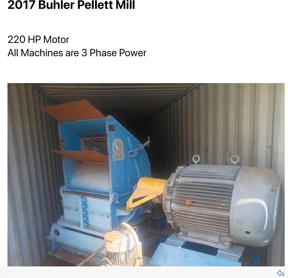 Used 2019 Pallet mill  With hammer mill