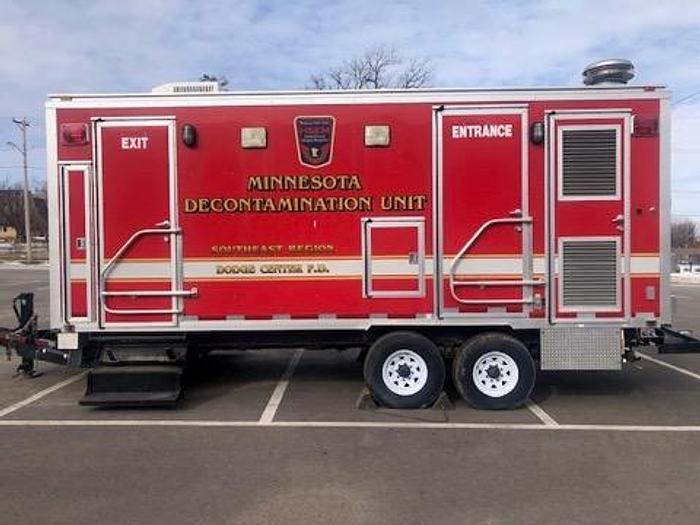 Used 2004 ACSI MT208 Decontamination Trailer Hazmat FEMA fire rescue 12KW Generator 38hrs - 550 Gallon