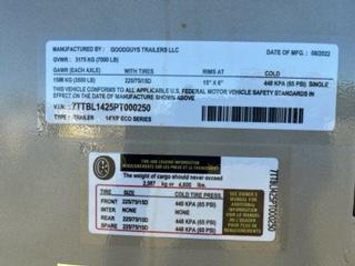 Used 2022 Good Guys Eco Series