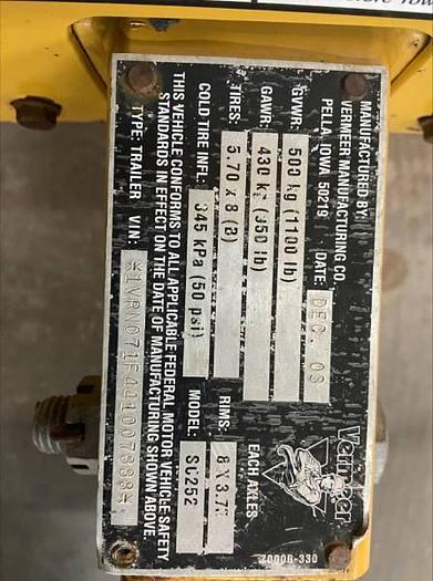 Used 2003 Vermeer SC252