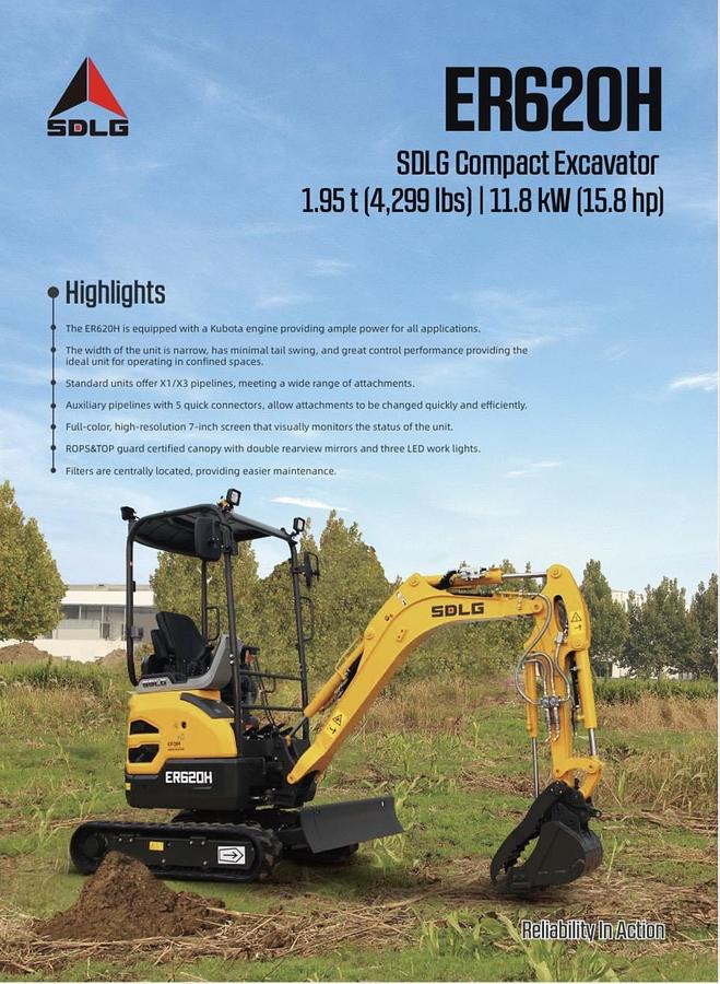 Used 2026 SDLG ER20H