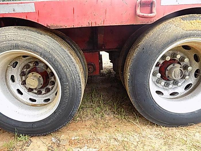 Used 35 Ton Detach Stretch Lowboy, Tandem w/flip axle