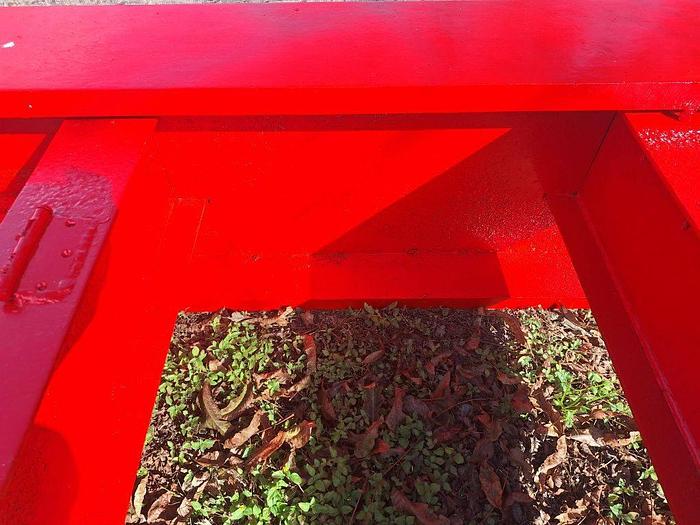 Used 60 Ton Landoll 325 Tri Axle Lowboy Trailer with 4th Flip Axle, Hyd Detach NGB