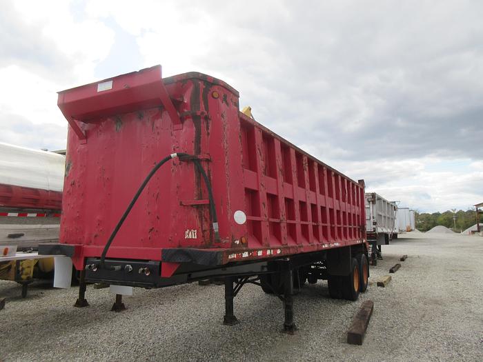 Used R&S 28ft steel dump trailer