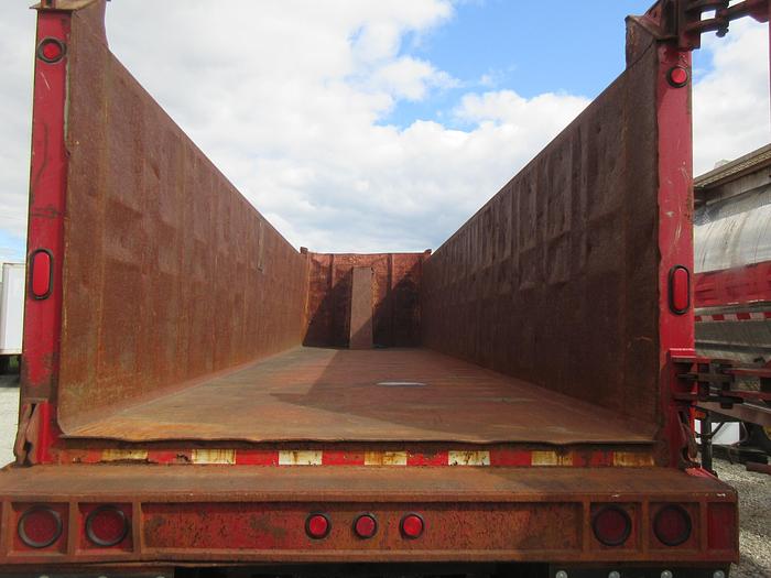 Used R&S 28ft steel dump trailer