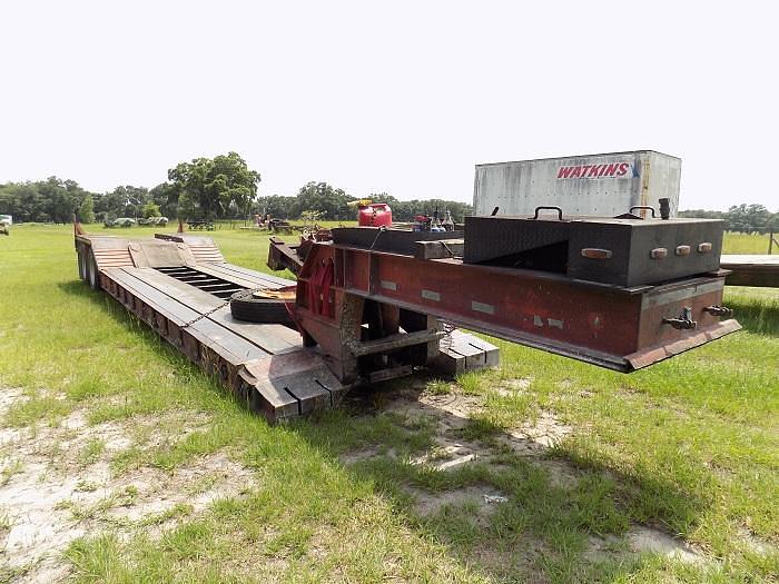 Used 1984 Wtizco 35 Ton Lowboy, Pony Motor