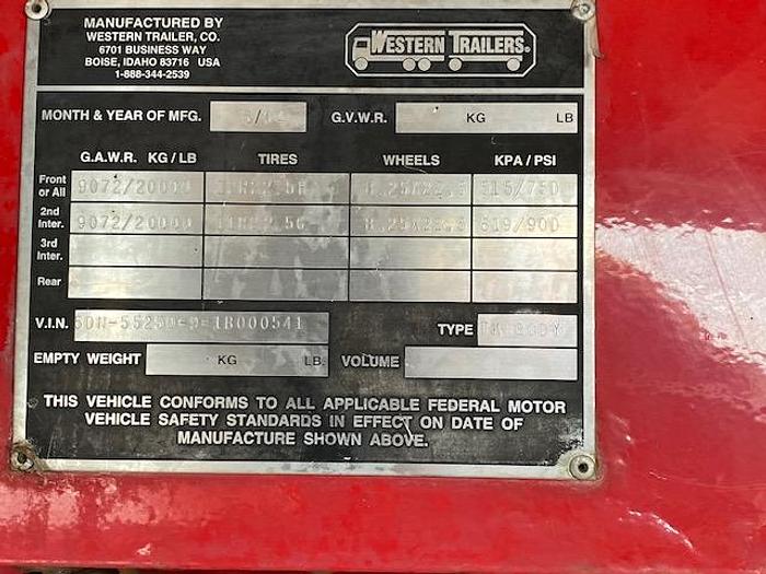 Used 2002 Freightliner FL-80 Blower Truck with EB40 blower.