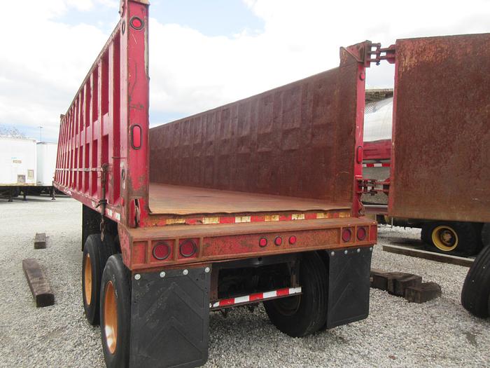Used R&S 28ft steel dump trailer
